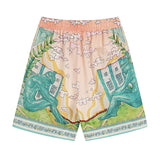 Casablanca Shirts And Shorts 2 Pieces Set Casual Beach Shorts