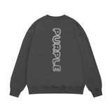 Purple Brand Sweatshirt Loose Crew Neck Sweater