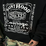 Mens Vintage T-Shirts Saint Harley vintage hooded sweater
