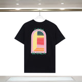 Casablanca T Shirts Rainbow Gate Alphabet