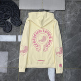 CHH Chrome Heart Hoodie ChromeHearts Miami Cross Wash Make Old Hooded Loose Sweater