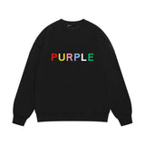 Purple Brand Sweatshirt Loose Crew Neck Sweater