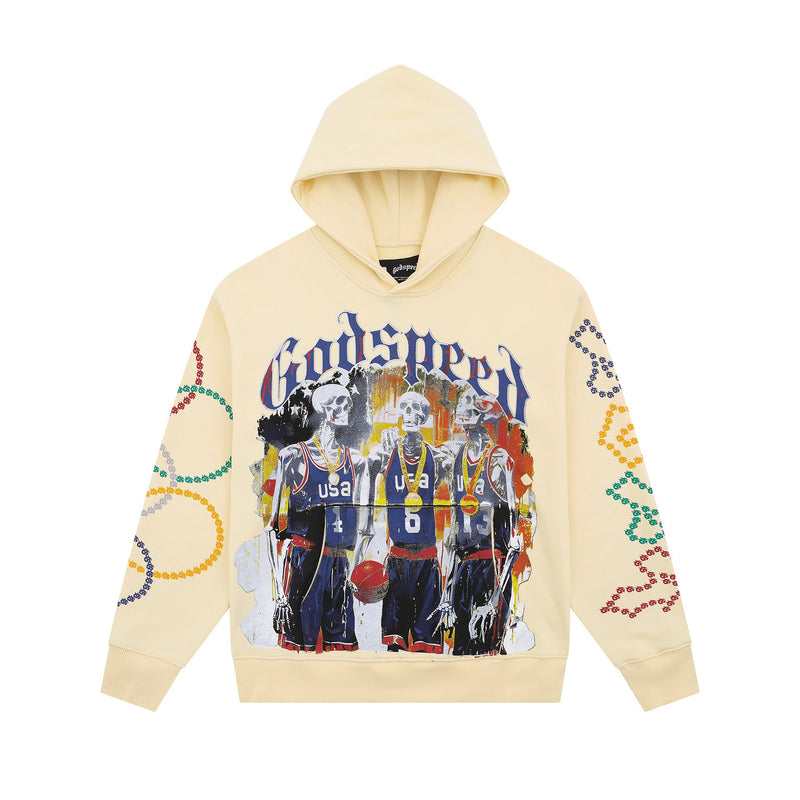 Godspeed Hoodie Spring & Autumn GOD Skull Print Hooded Sweater