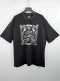 Men Vintage T-Shirts Harley Mason Motorcycle Saint Michael T-Shirt