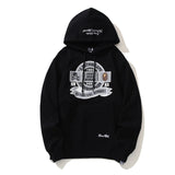 Bathing Ape Hoodie Skull Ape Man Letter Print Hooded Pullover Kangaroo Sweater