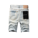 Purple Brand Denim Shorts High Street Blue