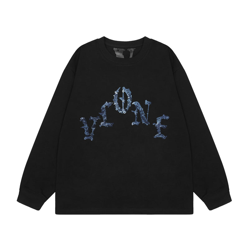 Vlone Sweatshirts Autumn and Winter Crew Neck Pullover Long Sleeves