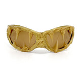 Trendy punk glasses y2k large frame eagle beak