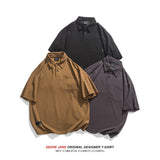 Men T-Shirts Short Sleeve T-shirt Men's Polo Shirt Summer Loose T-shirt