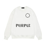 Purple Brand Sweatshirt Loose Crew Neck Sweater
