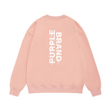 Purple Brand Sweatshirt Loose Crew Neck Sweater
