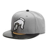 Trendy flat brimmed hat shade