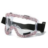 Trendy punk glasses sand and dustproof