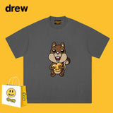 Drew T Shirts Smiley Bear Printed Short Sleeve