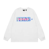 Vlone Sweatshirts Autumn and Winter Mosaic Big V Letter Crew Neck