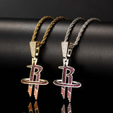 NBA Team Pendants Basketball Rockets Team Pendant Men