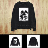 Purple Brand Distressed Sweatshirt Retro Vintage Crew Neck Sweater