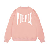 Purple Brand Sweatshirt Loose Crew Neck Sweater