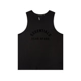 Fog Essentials tank Amoi letter round neck pullover vest