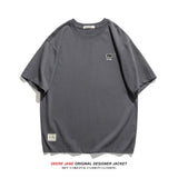 Men T-Shirts Summer Short Sleeve T-shirt Loose All-Matching T-shirt