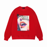 Purple Brand Sweatshirt Loose Crew Neck Sweater
