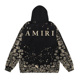 Amiri Hoodie AMI Letter Pattern Hooded Sweater Men and Women