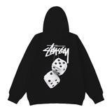 Stussy Hoodie Embroidered Fleece Fashion Hooded Sweater