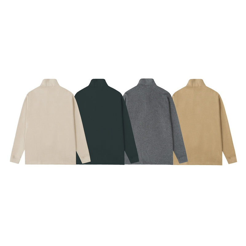 Ralph Lauren Coat Ralph Lauren Pony Embroidered Half Zip Sweater