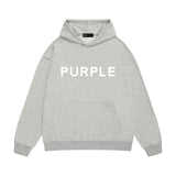 Purple Brand Hoodie Fashion Loose Hooded Sweater