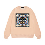 Purple Brand Sweatshirt Loose Crew Neck Sweater