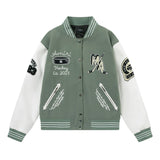 Amiri Jacket AMI Letter Pattern Baseball Jacket Jacket Men's and Women's