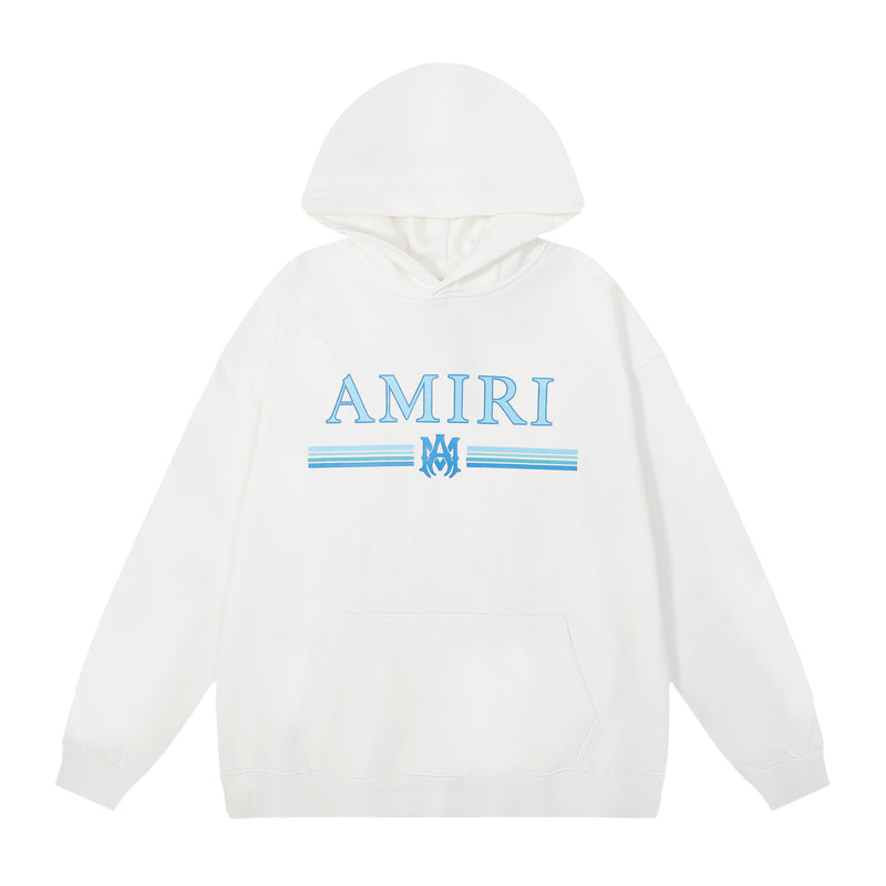 Amiri Hoodie OW Letter print pattern hooded sweater for men and women