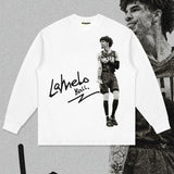 Nba Long Sleeve Shirt Cotton Loose Male and Female Trendy Brand Top