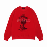 Purple Brand Sweatshirt Loose Crew Neck Sweater