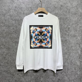 Purple Brand Long Sleeve T-Shirt Fashion Loose Long Sleeve Top