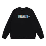 Vlone Sweatshirts Autumn/Winter Print Crew Neck