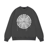 Purple Brand Sweatshirt Loose Crew Neck Sweater