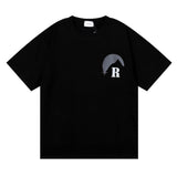 Rhude T Shirt Sunset Design Letter Print Short Sleeve T-Shirt