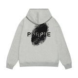 Purple Brand Hoodie Fashion Loose Hooded Sweater