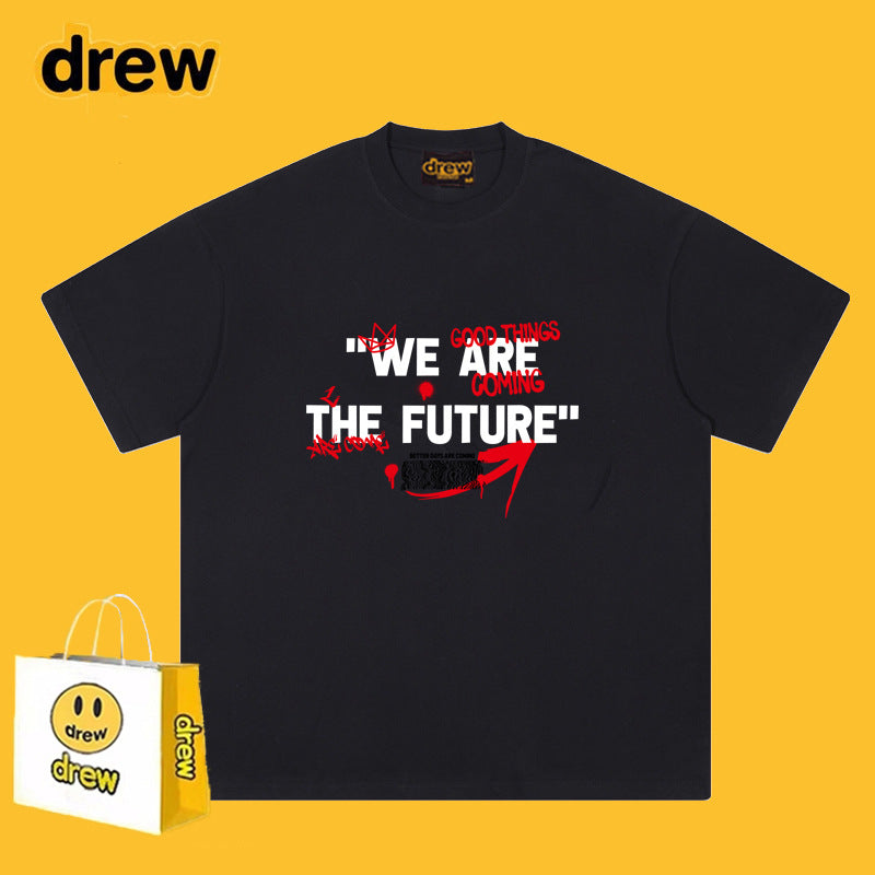 Drew T Shirts Short Sleeve Smiley Print