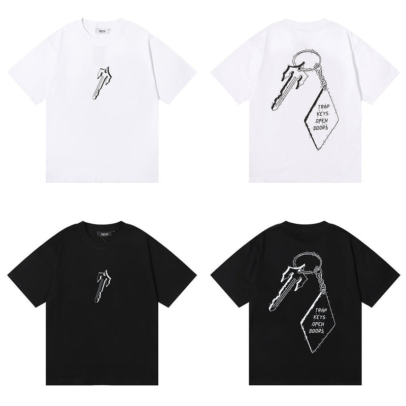 Trapstar T Shirts Trapstar Printed Hip Hop Loose Casual Short Sleeve T-Shirt