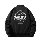 Mens Vintage Jackets Spring Baseball Suit Flight Suit Hooded Embroidered Jacket