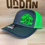 Trendy flat brimmed hat adjustable sunshade