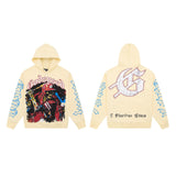 Godspeed Hoodie Spring and Autumn GOD Skull Letter Pattern Printed Hooded Sweater