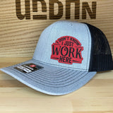 Trendy flat brimmed hat adjustable sunshade