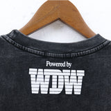 Who Decided War T Shirts Who Decided War Washing Water Old High Street Loose Short Sleeves Half Sleeves