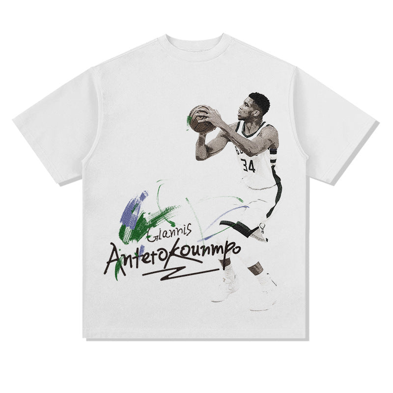 Nba Long Sleeve Shirt Cotton Long Sleeve T-shirt Men and Women Loose