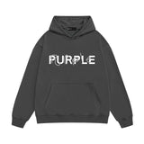 Purple Brand Hoodie Fashion Loose Hooded Sweater