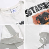 Men's T-Shirts Short-Sleeved T-shirt Men's Summer Loose Leisure All-Matching