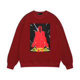 Purple Brand Sweatshirt Loose Crew Neck Sweater